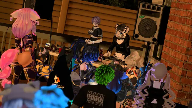 VR Rave Room background 1